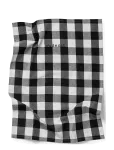Midnatt - Tea Towel Checked B/W - K&ouml;&ouml;gir&auml;tikud - 50X70