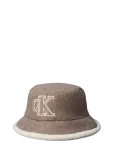 Calvin Klein - Sherpa W/ Felt Reversible Bucket - K&uuml;barad - ONE SIZE