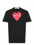 Comme Des Gar&ccedil;ons - Heart Logo Short-Sleeve - L&uuml;hikeste varrukatega - L