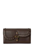 Lauren Ralph Lauren - Studded Leather Tasha Continental Wallet - Rahakotid - ONE SIZE