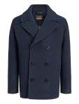 Jack & Jones - Jprbluneil Wool Blend Peacoat - Villased mantlid - M