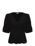 Bubbleroom - Short Sleeve Puff Blouse - L&uuml;hikeste varrukatega - 34