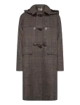 Barbour - Barbour Melody Check Wool Duffle Coat - Villased mantlid - 44