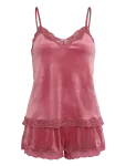 Hunkem&ouml;ller - Pj Cami Velours Scallop Lace - Pidžaamad (komplektid) - S