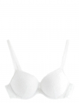 Lindex - Bra Linnea In Lace - White - Push-up rinnahoidjad - 85 B