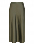 Ahlvar Gallery - Hana Satin Silk Skirt - P&otilde;lveni ja midi - L