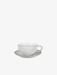 Broste Copenhagen - Cup With Plate Nordic Sand - Kohvitassid - 25 CL