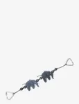 Smallstuff - Strollerchain, Knitted, Elephant, Blue/Dark Blue - Jalutusk&auml;ru m&auml;nguasjad - 53X10X5