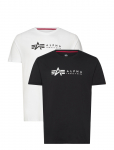 Alpha Industries - Alpha Label T-Shirt 2 Pack - L&uuml;hikeste varrukatega - XXL
