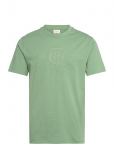 GANT - Reg Tonal Shield Ss T-Shirt - L&uuml;hikeste varrukatega - S