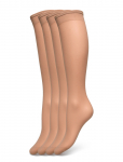 Lindex - 4-Pack Knee-High Socks 20 Denier - P&otilde;lvikud - 36/42