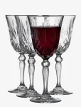 Lyngby Glas - R&oslash;dvin 4 Stk. Lyngby Melodia - Punase veini klaasid - 27 cl