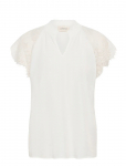 Cream - Crnola Lace Blouse - L&uuml;hikeste varrukatega - 46