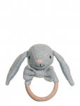 Teddykompaniet - Teddy Baby, Organic Rattle, Rabbit, Knitted - K&otilde;ristid - 16 cm