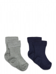Lindex - Sock 2 P Wool Knit - Sokid - 19/21