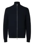 Selected - Slmdane Ls Knit Reg Struc Full Zip Noos - Lukuga džemprid - L