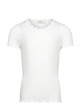 Rosemunde Kids - Rkbalta Modal Ss Lace T-Shirt - L&uuml;hikeste varrukatega - 128
