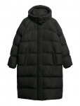 Superdry - Longline Hooded Puffer Jacket - Polsterdatud mantlid - XS