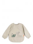 Done By Deer - Sleeved Pocket Bib Lalee Sand - Pikkade varrukatega pudip&otilde;lled - ONE SIZE