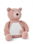 Smallstuff - Activity Bear W. Mirror, Wool Boucl&eacute;, Rose - Interaktiivsed m&auml;nguasjad - ONE SIZE