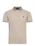 Polo Ralph Lauren - Custom Slim Fit Striped Mesh Polo Shirt - L&uuml;hikeste varrukatega - M