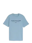 Tom Tailor - T-Shirt With Print - L&uuml;hikeste varrukatega - M