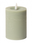 C'est Bon - Rustic Finish Led Pillar Candle - LED-k&uuml;&uuml;nlad - H10CM