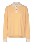 Monki - Long Sleeve Rugby Polo Top - Polod - XS