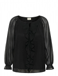 Kaffe Curve - Kcmilanna Blouse - Pikkade varrukatega - 46