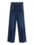 Lindex - Trousers Anais Denim - Laieneva s&auml;&auml;rega - 36