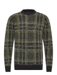 Fred Perry - Brushed Tartan Jmpr - &Uuml;mara kaelusega - XL