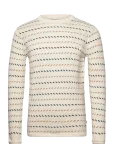 Knowledge Cotton Apparel - Organic Cotton Jacquard Knit - Rege - &Uuml;mara kaelusega - XXL
