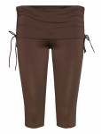 Monki - Ruched Low Rise Capri Leggings - Capri-p&uuml;ksid - XXL