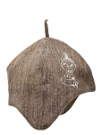 Emendo - Little My Sauna Hat, Brown - Saunatarvikud - ONE SIZE
