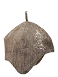 Emendo - Little My Sauna Hat, Brown - Saunatarvikud - ONE SIZE