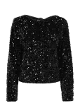 ONLY - Onlconfidence L/S Sequin Bow Top Jrs - Pikkade varrukatega - M
