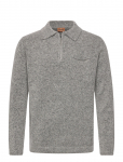 Mos Mosh Gallery - Mmgryan Soft Zip Polo Pullover - Poolpika lukuga džemprid - M