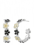 Bud To Rose - Calista Hoop Ivory/Black/Gold - R&otilde;ngad - ONE SIZE