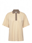 Monki - Short-Sleeved Polo T-Shirt - Polod - XL