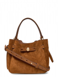 Tory Burch - Romy Suede Mini Bucket Bag - Paunkotid - ONE SIZE