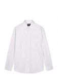 Mads N&oslash;rgaard - Cotton Soft Marcel Shirt - Triibulised s&auml;rgid - XXL