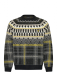 Lyle & Scott - Fair Isle Tartan Jumper - &Uuml;mara kaelusega - XXL