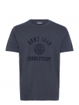 Gant - Tonal Print Ss Tshirt - L&uuml;hikeste varrukatega - XXXL