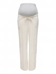 Only Maternity - Olmsiesta Mw Pull-Up Linen Bl Pant Noos - Sirge s&auml;&auml;rega - XXL x 32