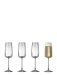 Lyngby Glas - Champagne Glass  Zero 4 Pcs - &Scaron;ampanjaklaasid - 30 CL