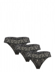 Hanky Panky - Hanky Panky Signature Lace, Original Rise Thong, 3 Pack Polybag - Stringid - ONE SIZE