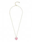 SN&Ouml; Of Sweden - Sugar Hearts Pendant Neck 42 G/Pink - 42 Cm - Kett-kaelakeed - 42 CM