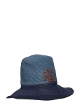 Lauren Ralph Lauren - Two-Tone Crocheted Straw Bucket Hat - K&uuml;barad - ONE SIZE