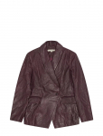 REMAIN Birger Christensen - Heavy Leather Blazer - Nahk - 40