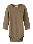Lil'Atelier - Nbmlago Ls Slim Body Lil - Pikkade varrukatega bodid - 86